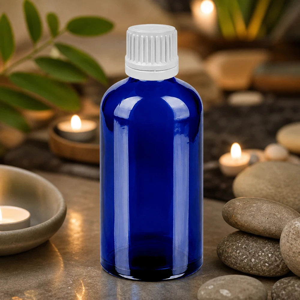100ml tippapullo 0.7mm valkoinen väärentämisen estävä suljin BlueLine UT18/100 100ml tippapullo 0.7mm valkoinen väärentämisen estävä suljin BlueLine UT18/100
