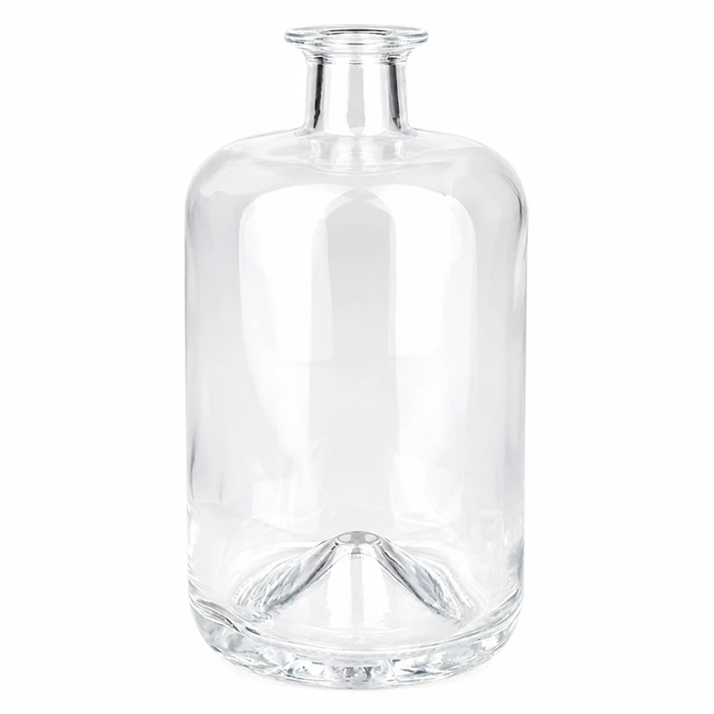 700ml Apothekenflasche "Classic" ohne Verschluss UNiTWIST® 700ml lasipullo Sofia ilman korkkia UNiTWIST läpinäkyvä tyhjä Tuotekuva valkoista taustaa vasten