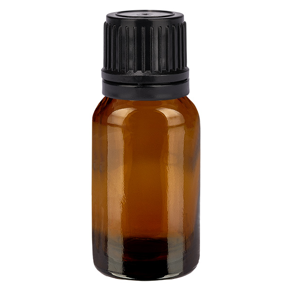 10ml pullo 11mm kierrekorkki musta väärentämisen estävä korkki BrownLine UT18/10