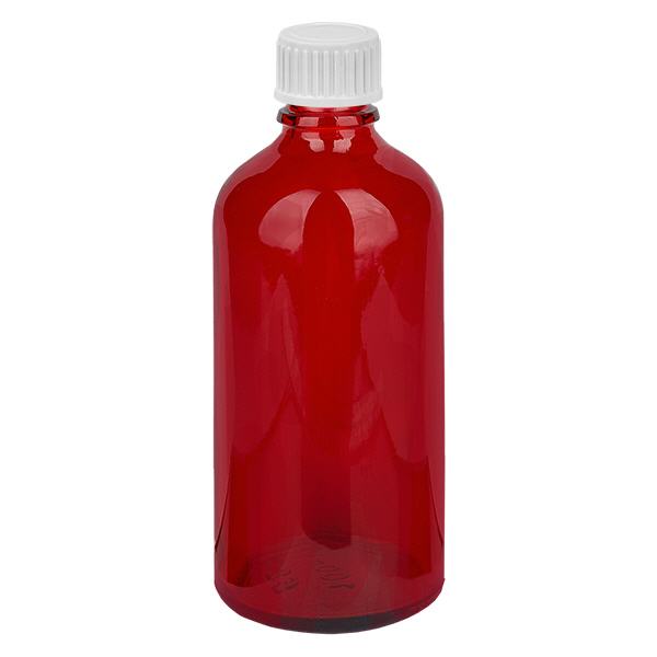 100ml (globule) pullo 3mm valurengas valkoinen vakiosuljin RedL. UT18/100