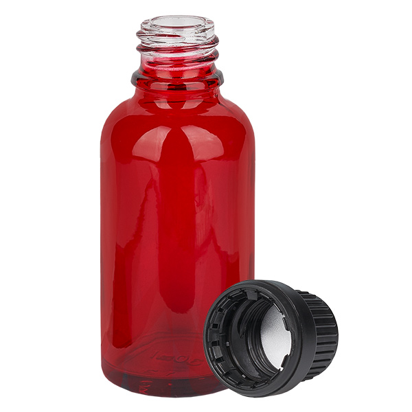 30ml pullo 11mm kierrekorkki musta väärentämisen estävä korkki RedLine UT18/30 30ml pullo 11mm kierrekorkki musta väärentämisen estävä korkki RedLine UT18/30