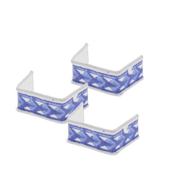 U-klipsi teippikiinnitin sininen/valkoinen (100 kpl) 33mm (pakkaus) U-klipsi teippikiinnitin sininen/valkoinen (100 kpl) 33mm (pakkaus)