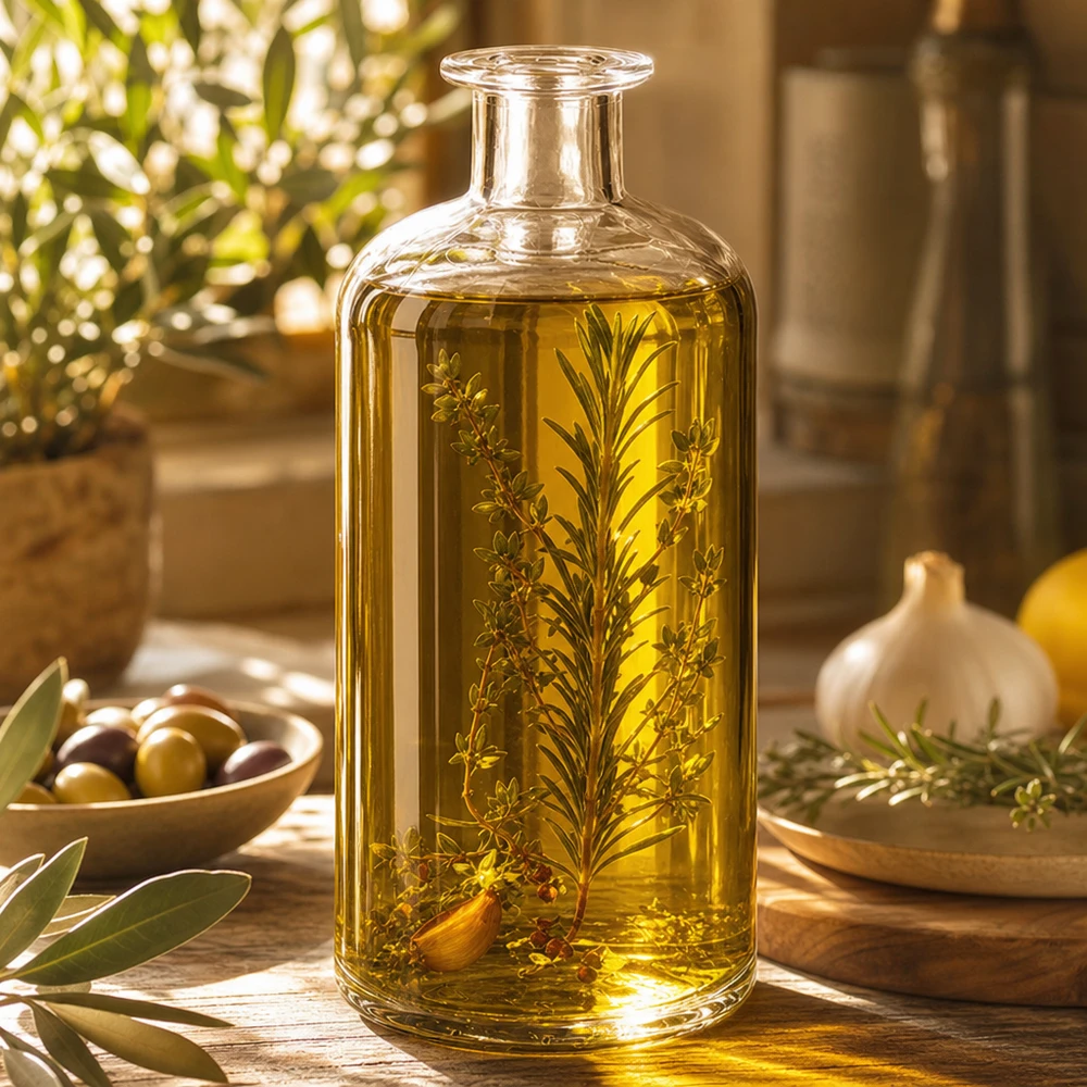 500ml Glasflasche "Flora" ohne Verschluss UNiTWIST