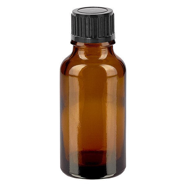 20ml pullo 11mm kierrekorkki musta Standard BrownLine UT18/20 Standard BrownLine UT18/20