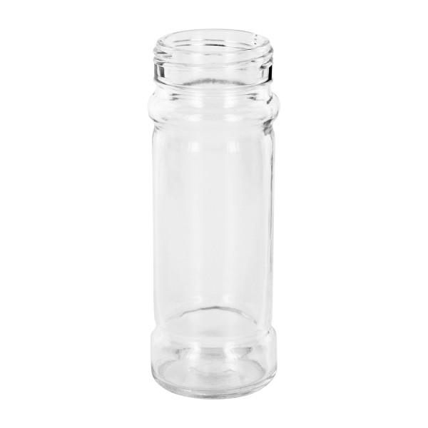 Suola-/maustepurkki Mary 100ml, kierre 41mm kirkas lasi. Mary-maustepurkki, 100 ml, kirkasta lasia, 41 mm:n kierteellä, suolalle ja mausteille
