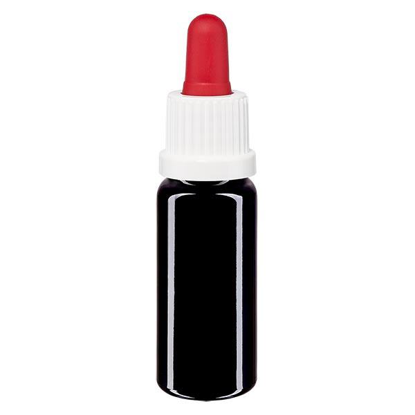 Apteekkipullo violetti 10ml pipetti valkoinen/punainen väärentämisen estävä korkki. Apteekkipullo violetti 10ml pipetti valkoinen/punainen väärentämisen estävä korkki.