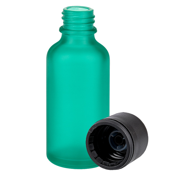 50ml pullo 11mm ruuvikorkki musta väärentämisen estävä korkki GreenLine UT18/50 50ml pullo 11mm ruuvikorkki musta väärentämisen estävä korkki GreenLine UT18/50