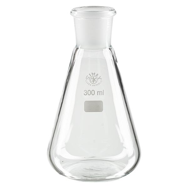 Erlenmeyer-pullo 300ml, jossa on vakiohiottu liitos (29/32).
