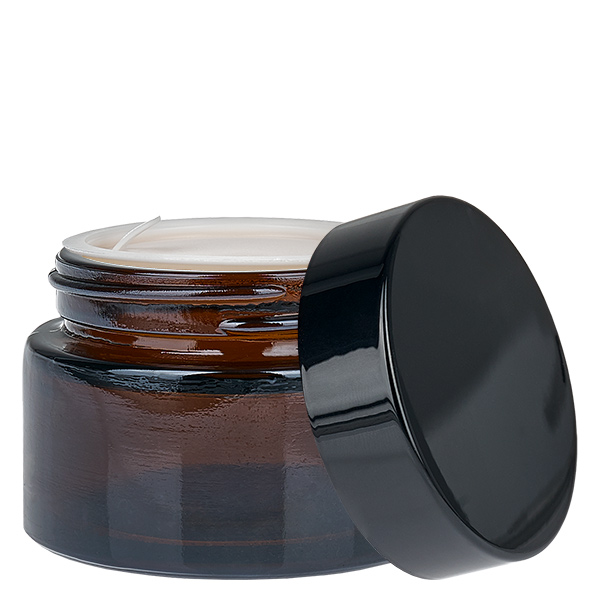 Lasipurkki 30ml ruskea, jossa on inlay-kansi UNiTWIST Lasipurkki 30ml ruskea, jossa on inlay-kansi UNiTWIST