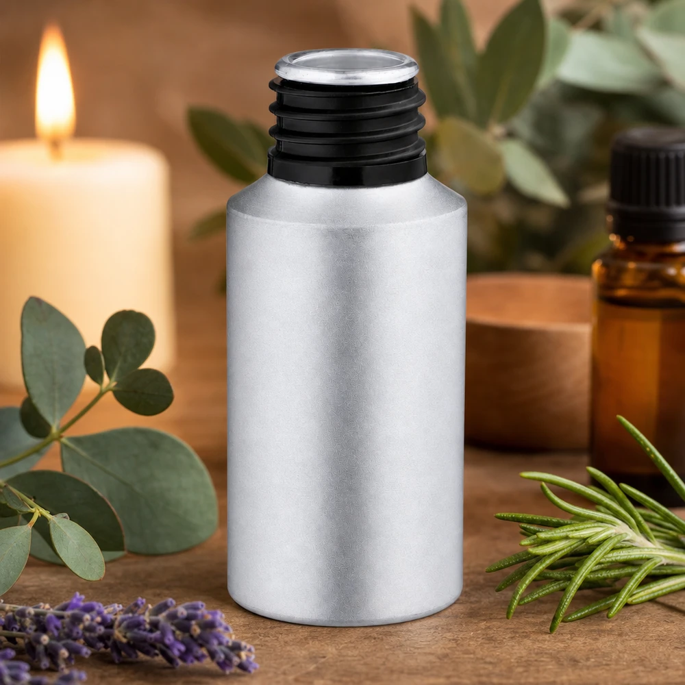 30ml peitattu alumiinipullo Kompakti 30ml alumiinipullo, jossa on mattapintainen pinta, ihanteellinen kosmetiikkaan ja hoitotuotteisiin.