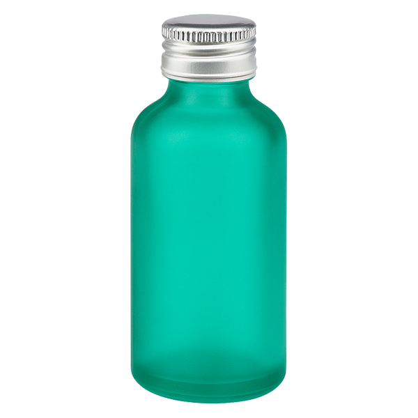 50ml pullo 11mm kierrekorkki Alu-Silver Standard VihreäL.UT18/50