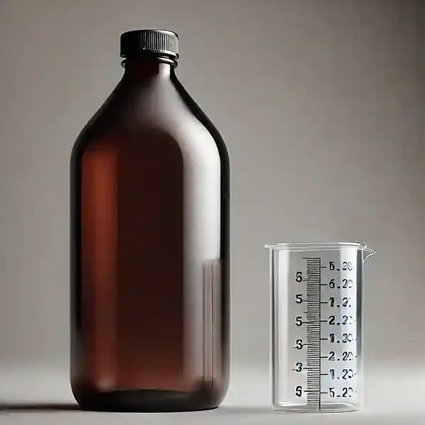 Euromedizinflasche mit Verschluss