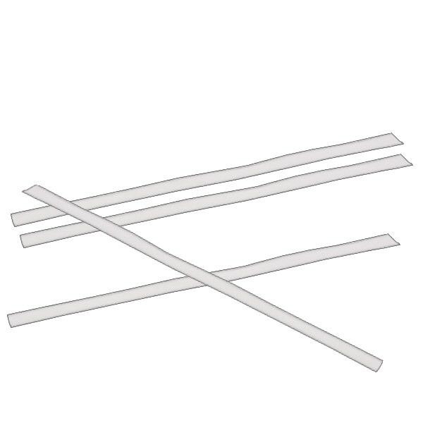 Klippinauhasuljin tasainen valkoinen (100 kpl) 80mm (pakkaus) Klippinauhasuljin tasainen valkoinen (100 kpl) 80mm (pakkaus)