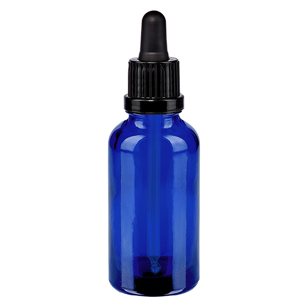 30 ml:n pipettipullo musta väärentämisen estävä suljin BlueLine UT18/30 BlueLine UT18/30