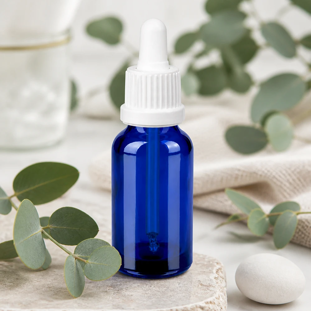 20 ml:n pipettipullo valkoisella pipetillä BlueLine-muotoilu ammattikäyttöön tarkoitetuissa sovelluksissa