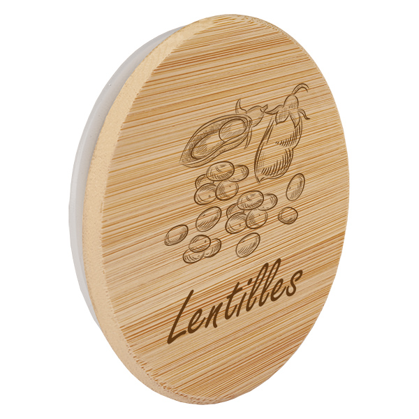 Puinen suojus "Lentilles" pour WECK RR100 pour WECK RR100 Puinen suojus "Lentilles" pour WECK RR100 pour WECK RR100