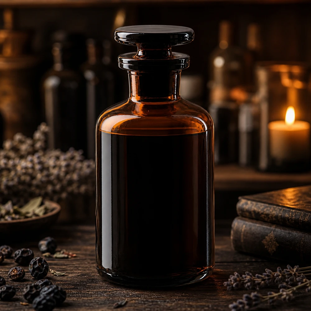 Pyöreä olkapääpullo 50ml ruskea kapeakaulainen lasitulppa Pyöreäolkapullon, 50 ml, ruskeaa lasia, kapeakaulainen ja lasitulpalla varustettu, apteekki- ja homeopaattikäyttöön