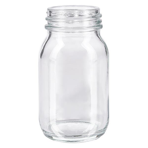 100ml leveäkaulainen pullo kirkasta lasia