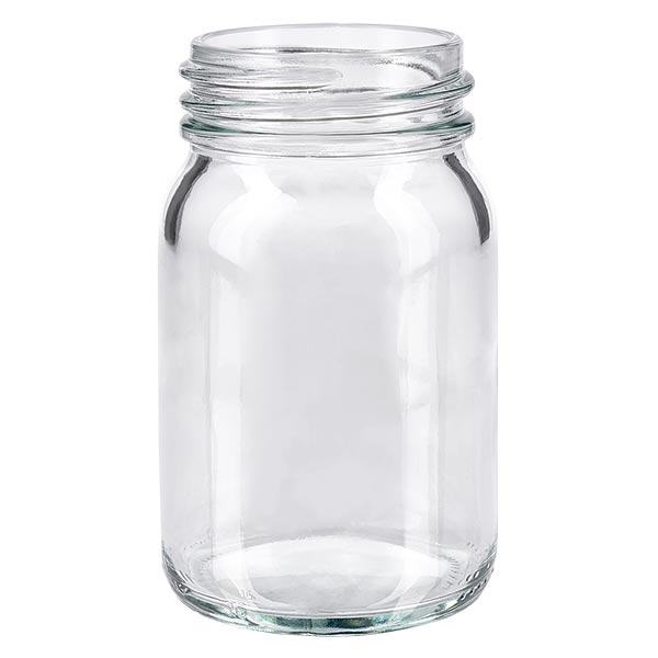 200ml leveäkaulainen pullo kirkasta lasia