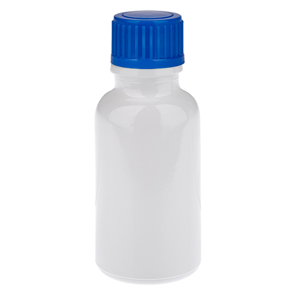 20 ml pullo, 11 mm kierrekorkki, sininen, vakiokorkki WhiteLine UT18/20