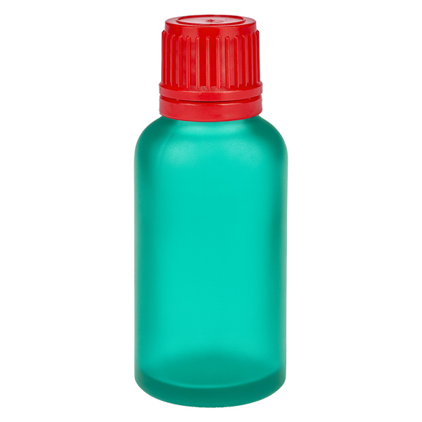 30ml pullo 11mm kierrekorkki punainen väärentämisen estävä korkki GreenLine UT18/30 GreenLine UT18/30