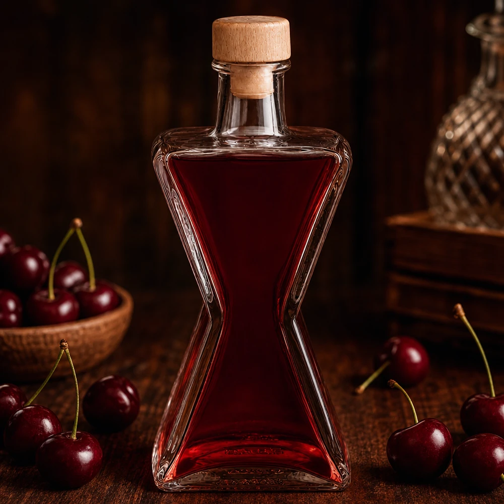 200ml Glasflasche "Star" mit Holzgriff-Korken UNiTWIST 200ml Glasflasche "Star" mit Holzgriff-Korken UNiTWIST