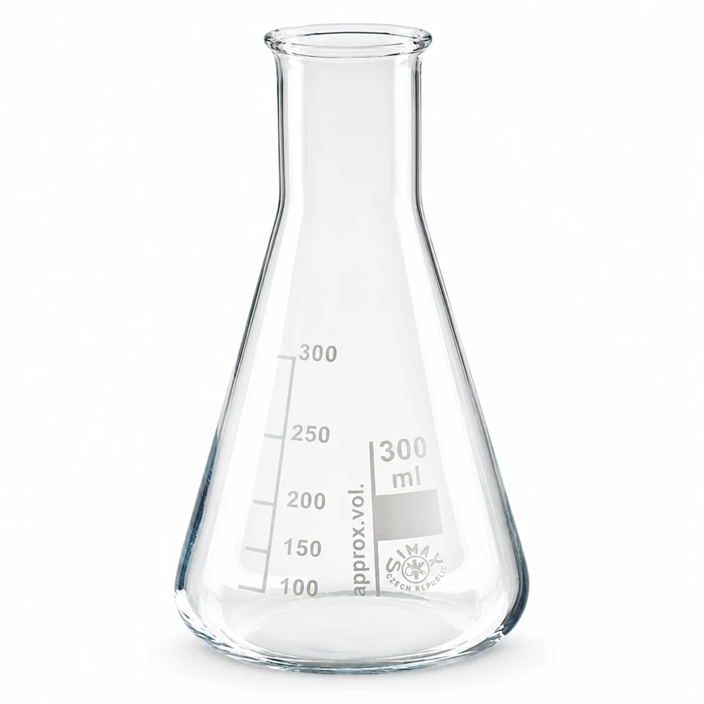 Erlenmeyer-pullo 300ml kapeakaulainen Erlenmeyer-pullo 300ml kapeakaulainen