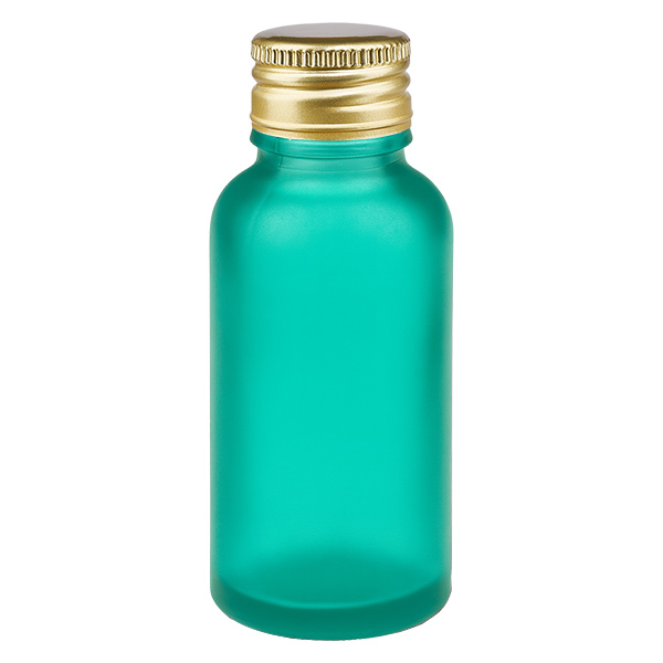 30ml pullo 11mm kierrekorkki Alu-Gold Standard GreenL. UT18/30