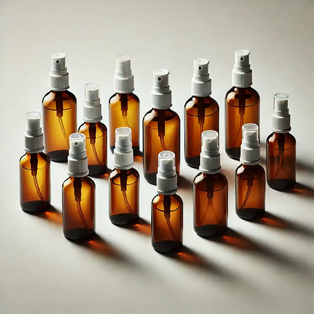 Euromedizinflasche mit Pumpzerstäuber