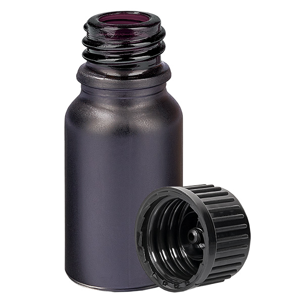 10ml pullo 11mm kierrekorkki musta standardi BlackLine UT18/10 10ml pullo 11mm kierrekorkki musta standardi BlackLine UT18/10