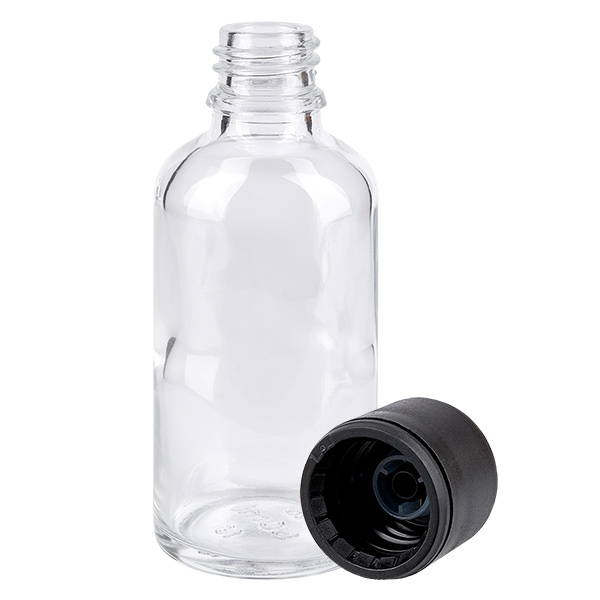 50ml pullo 6mm kierrekorkki musta standardi ClearLine UT18/50 ClearLine UT18/50 50ml pullo 6mm kierrekorkki musta standardi ClearLine UT18/50 ClearLine UT18/50