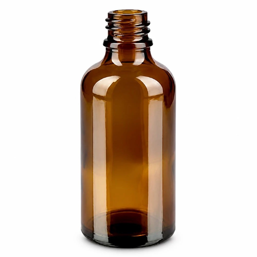 50ml tippapullo 2mm musta väärentämisen estävä suljin BrownLine UT18/50 BrownLine UT18/50 Ruskea lasipullo 50ml, jossa on 2mm tippakorkki nesteiden tarkkaa annostelua varten.