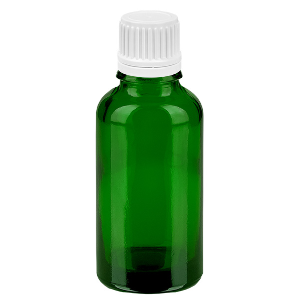 30ml pullo 11mm kierrekorkki valkoinen väärentämisen estävä korkki GreenLine UT18/30