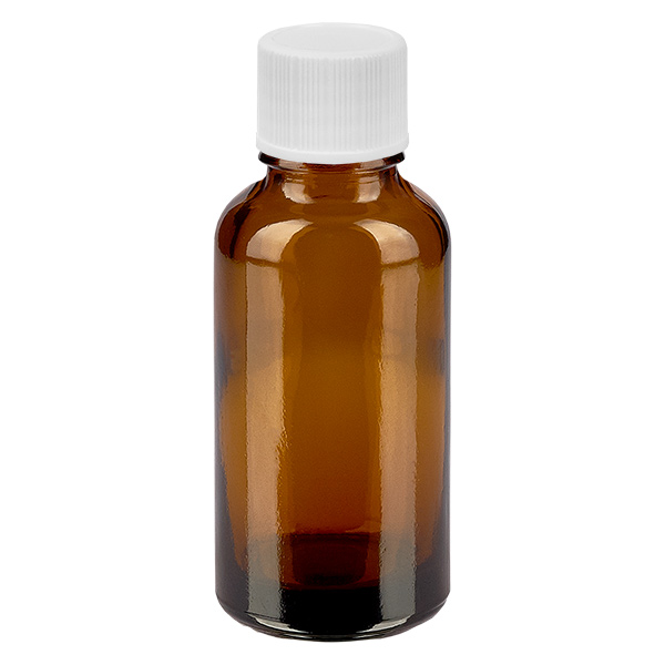 30ml pullo 11mm kierrekorkki valkoinen Standard BrownLine UT18/30 Standard BrownLine UT18/30