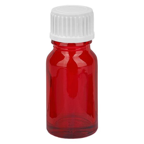 10ml pallopullo 3mm kaaderengas valkoinen vakiosuljin RedLine UT18/10 RedLine UT18/10