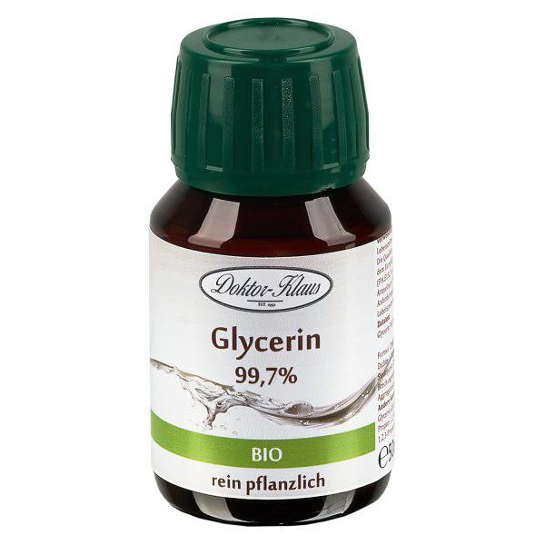 Glyseriini orgaaninen (99,7 %) 50 ml Doktor-Klaus Glyseriini orgaaninen (99,7 %) 50 ml Doktor-Klaus