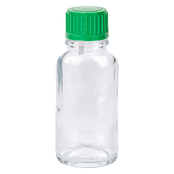 20ml tippapullo 0.8mm vihreä vakiokorkki ClearLine UT18/20 20ml tippapullo 0.8mm vihreä vakiokorkki ClearLine UT18/20