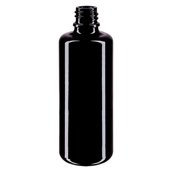 Violetti lasipullo 100ml DIN 18 (Mironglas) (Mironglas)