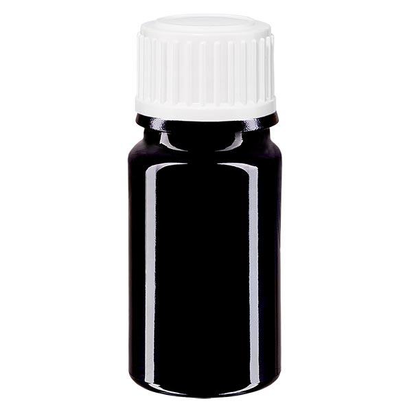 Apteekkipullo violetti 5ml kierrekorkki valkoinen vakio Apteekkipullo violetti 5ml kierrekorkki valkoinen vakio