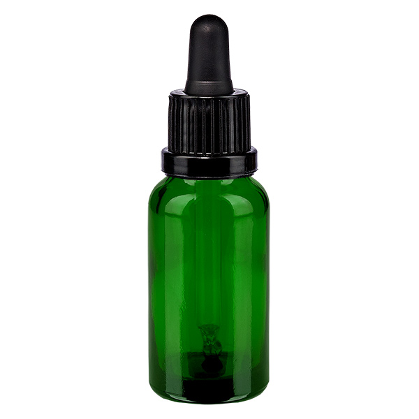 20 ml:n pipettipullo musta tamper-evident-suljin GreenLine UT18/20 20 ml:n pipettipullo musta tamper-evident-suljin GreenLine UT18/20