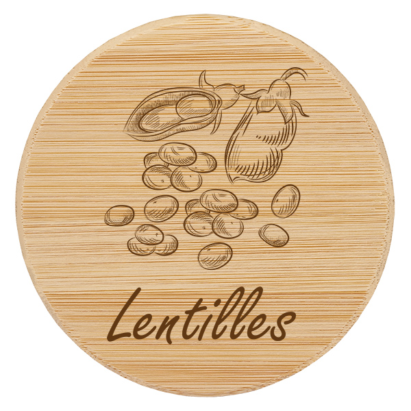 Puinen suojus "Lentilles" pour WECK RR100 pour WECK RR100 Puinen suojus "Lentilles" pour WECK RR100 pour WECK RR100