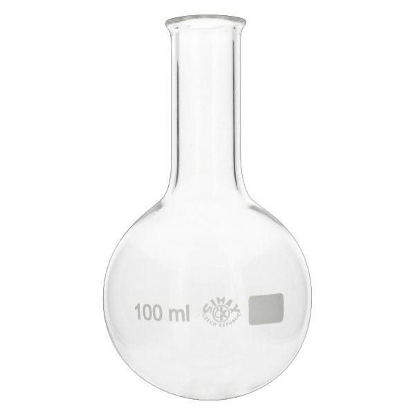 Pyöreäpohjainen pullo 100ml kapea kaula Pyöreäpohjainen pullo 100ml kapea kaula