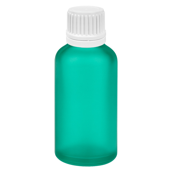 50ml tippapullo 0.7mm valkoinen tamper-evident korkki GreenLine UT18/50 GreenLine UT18/50