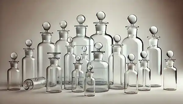 Apothekerflaschen klarglas