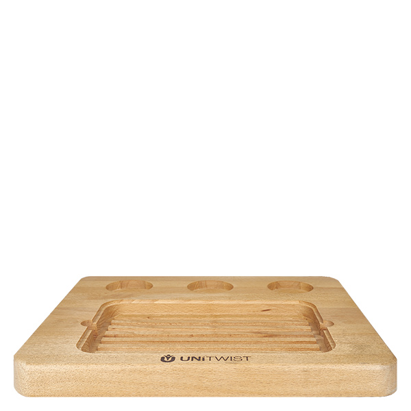 Puinen lauta (pyökki) UNiTWIST-kuumakivisarjoille.