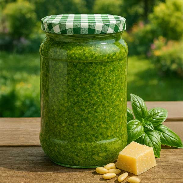1062ml pyöreä purkki + BasicSeal kansi vihreä/valkoinen UNiTWIST