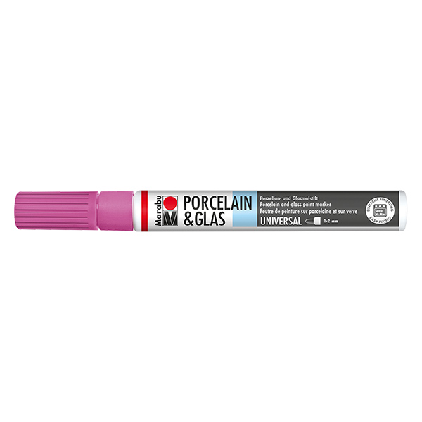 Vadelma 1-2mm värikynä lasille/posliinille Vadelma 1-2mm värikynä lasille/posliinille