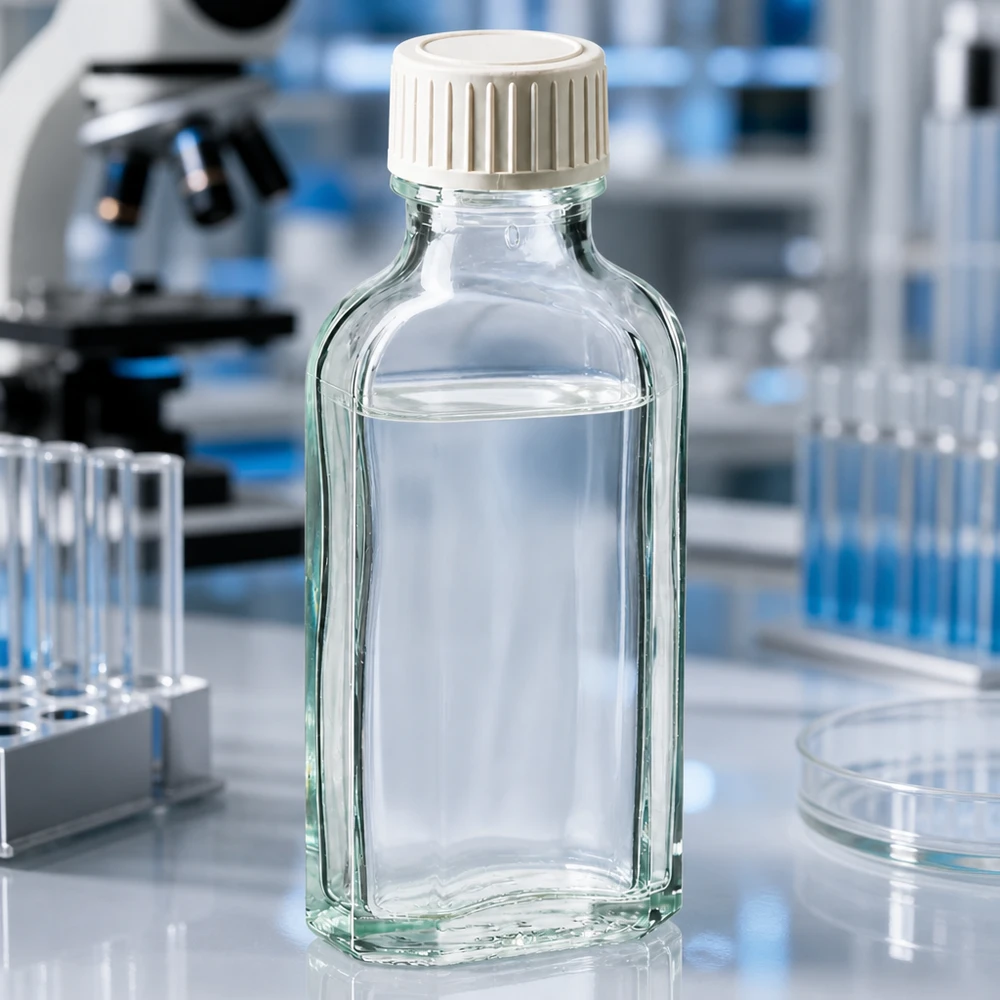 50 ml Meplat kirkas kierrekorkki, jossa on PE-vaahtomuovia sisältävä sisäkkäin Meplat-pullo, 50 ml, kirkas, valkoisella kierrekorkilla ja PE-vaahtomuovisisäkkeellä laboratoriokäyttöön