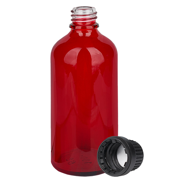 100ml pullo 11mm kierrekorkki musta väärentämisen estävä sulkeminen RedLine UT18/100 100ml pullo 11mm kierrekorkki musta väärentämisen estävä sulkeminen RedLine UT18/100
