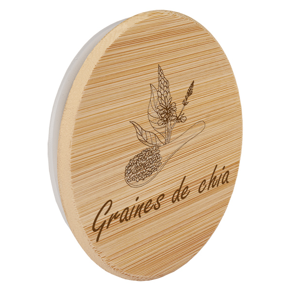Puinen "graines de chia" -kuvio pour WECK RR100 Puinen "graines de chia" -kuvio pour WECK RR100